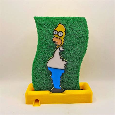 This Homer In The Bushes Sponge Holder Is The Perfect Way To Show Your