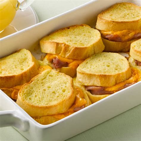 overnight ham and cheese french toast