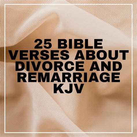 25 Bible Verses About Divorce And Remarriage Kjv Everyday Bible Verses