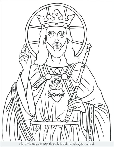 Catholic Coloring Pages At Free Printable Colorings
