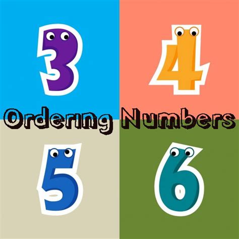Ordering Numbers:Counting Worksheets