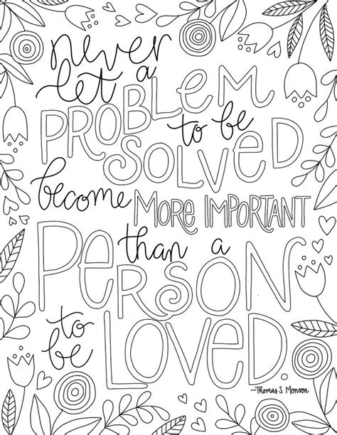 An Adult Coloring Page With The Words We Are Problem Solve Some More Important Things To Do