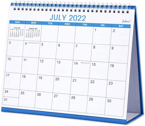 2022 2023 Desk Calendar 18 Months Office Products