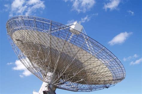 The Satellite Dish Of The Parkes Radio Telescope Satellite Dish