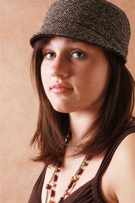 Teenage Girl And Skateboard Stock Photo Image Of Crouch Girl 40507482