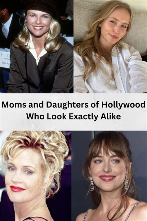 Moms And Daughters Of Hollywood Who Look Exactly Alike In 2023