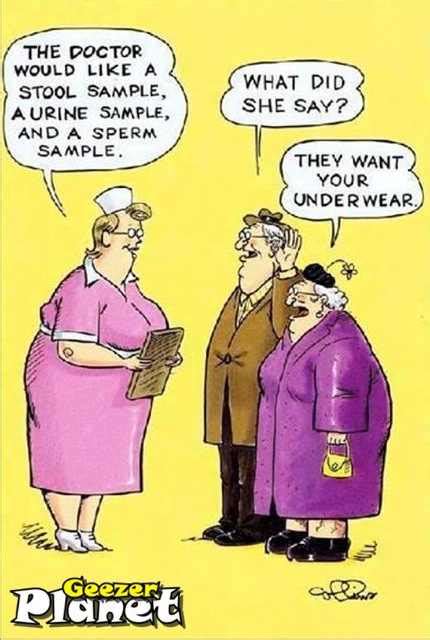 Hilarious Old Age Cartoons