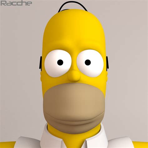 3d Homer Simpson Model