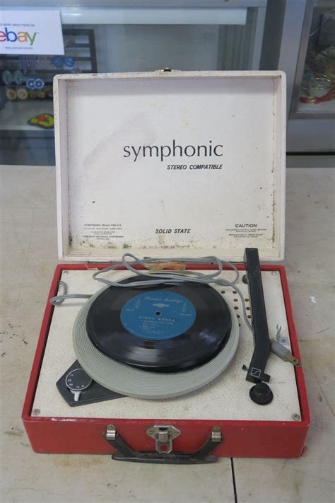 Symphonic Portable Record Player Model 509 C2
