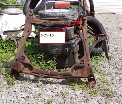 Rusted Subframe Needs Replacing Taurus Car Club Of America Ford