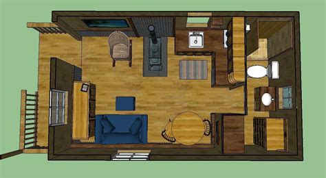 12x24 Lofted Cabin Floor Plans Floorplansclick