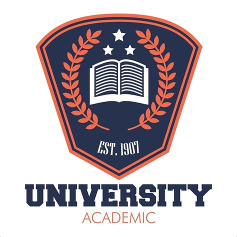 University Academy And College Emblems Or Logos For Education Industry