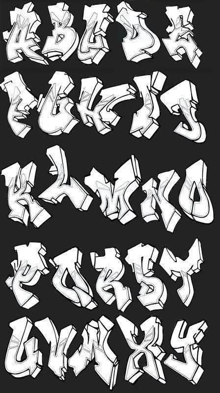 Graffiti Alphabet Letters Az 42 Koleksi Gambar