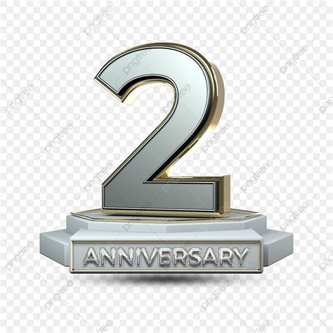 2nd Anniversary PNG Image Celebration 2nd Anniversary Promotion Sale