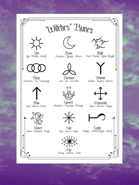 The Witches Runes Payhip Magick Book Witch Books Runes