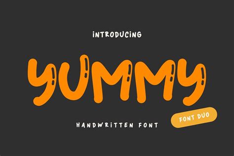 Yummy Font By Brown Cupple Fonts · Creative Fabrica