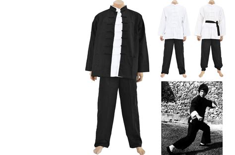 Traditional Bruce Lee Uniform Jinwumen Thick Cotton Dragonsportseu