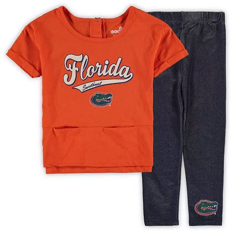 Girls Preschool Florida Gators Stadium T Shirt Leggings Set Academy