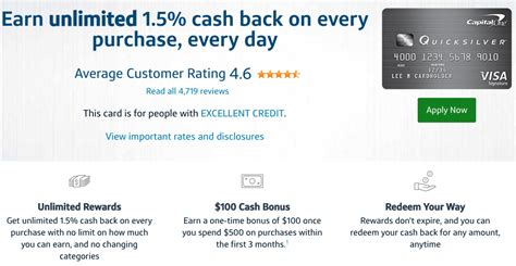 Capital One Quicksilver Cash Back Rewards Card Review
