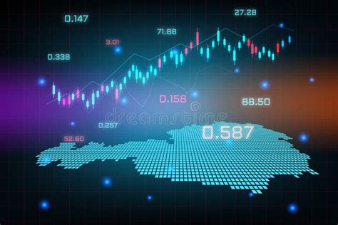 Stock Market Background Or Forex Trading Business Graph Chart For