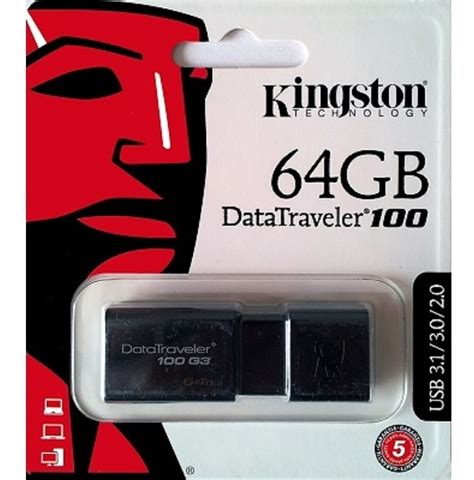 Sandisk ultra flair 64 gb pendrive comes with a rescuepro deluxe data recovery software which is from sandisk. Pen Drive 64 GB. Kingston Original DT100G3 - ST Computación