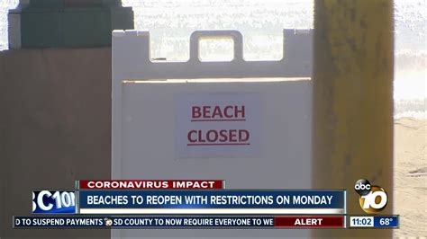 San Diego County Opens Ocean Access Monday