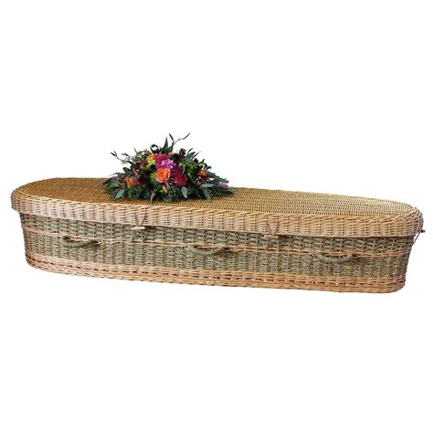 Biodegradable Casket For Burial Or Cremation In Seagrass Eco Friendly