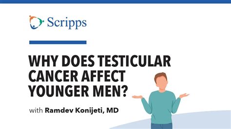 Testicular Cancer Signs Symptoms And Causes With Dr Ramdev Konijeti San Diego Health Youtube