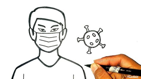 Sketsa Gambar Mewarnai Orang Pakai Masker Lengkap Kataaro Imagesee