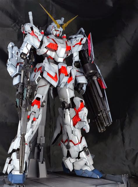 Gundam Guy Pg 160 Rx 0 Unicorn Gundam W Led Painted Build