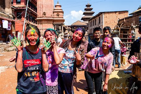 Joy Among The Ruins Happy Holi From Bhaktapur Nepal Ursulas Weekly