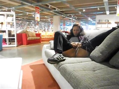 Curly Wife Starts Peeing In The Middle Of Furniture Store