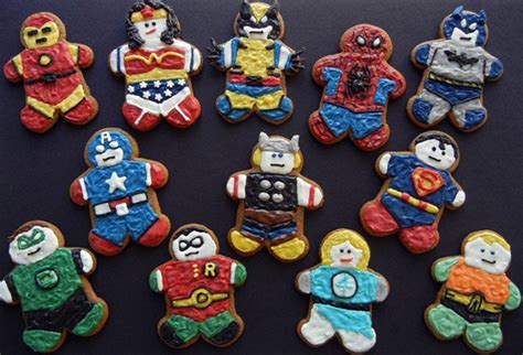 Superhero Gingerbread Men Foodiggity