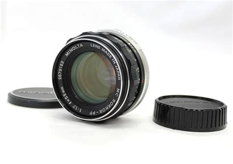 Minolta Mc Rokkor Pf 55mm F17 Mf Lens From Japan C1575 Big Fish J