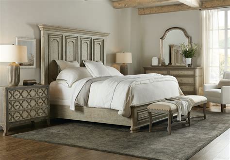 Our customer can find hooker bedroom furniture pieces at a discounted price that are overstock items, items that have been discontinued, or showroom pieces from the hooker furniture market. Hooker Furniture Bedroom Alfresco Leonardo King Mansion ...