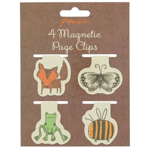 Woodland Magnetic Page Clips From Paperchase Stationery Supplies Art T Stationery