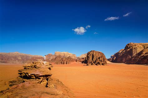 Bilder Von Wadi Rum Village Jordan Natur Wüste Gebirge Sand Himmel