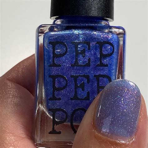 feminism is furrever pepper pot polish periwinkle blue nail etsy