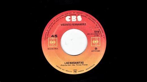 Las Mananitas Vicente Fernandez 1973 Youtube