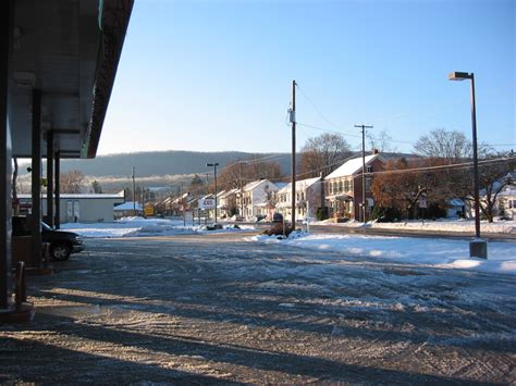 Mount Holly Springs Pa Winter View Of Holly Pike From The Sheetz
