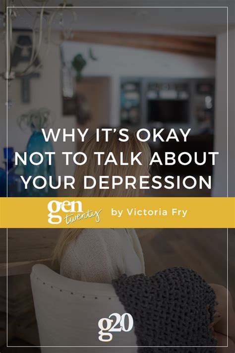 Why Its Ok Not To Talk About Your Depression Publicly