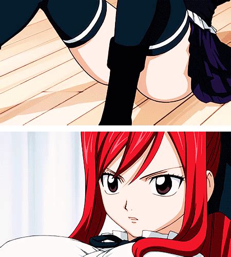 Erza Scarlet Fairy Tail Animated Animated  Lowres Tagme 1girl