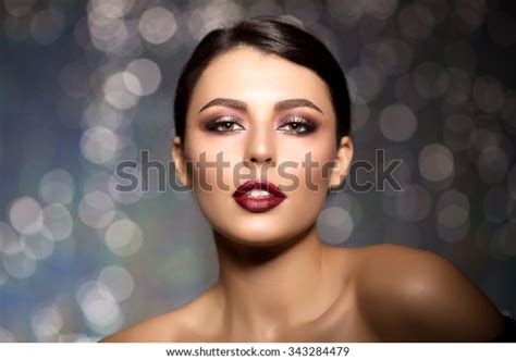 Beautiful Model Woman Beauty Salon Makeup Stock Photo 343284479
