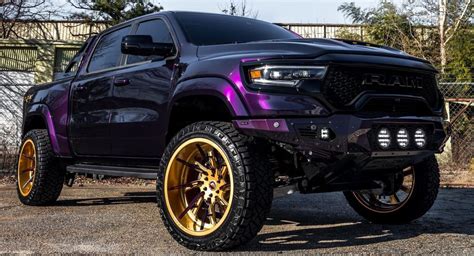 Youll Either Love Or Hate Lil Babys Modified Ram 1500 Trx Carscoops