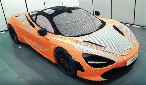 Watch A Mclaren 720s Replica Constructed Entirely Of Lego Bricks