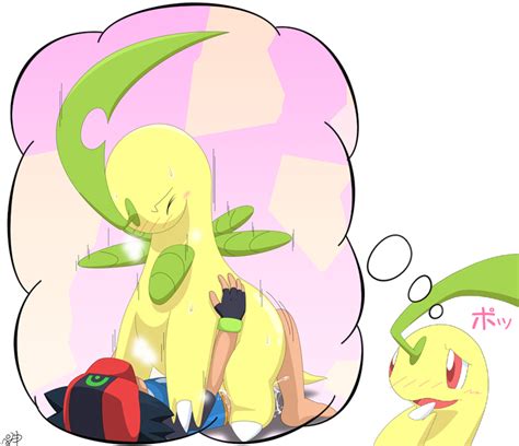 Rule 34 Bayleef Pokemon Pokephilia Red Eyes Satoshi Pokemon Sex