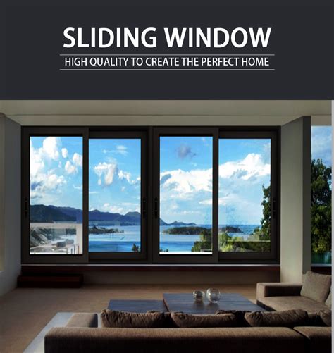Latest Double Glazed Sliding Window Design Aluminum Sliding Windows