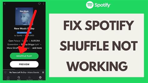 How To Fix Spotify Shuffle Not Working Youtube