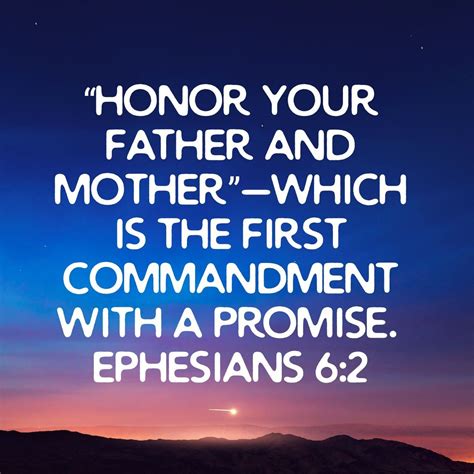 Honor Your Father And Mother
