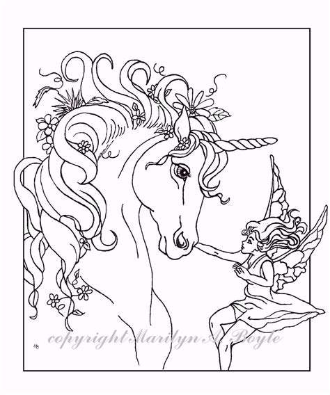 Printable Unicorn Coloring Pages For Adults